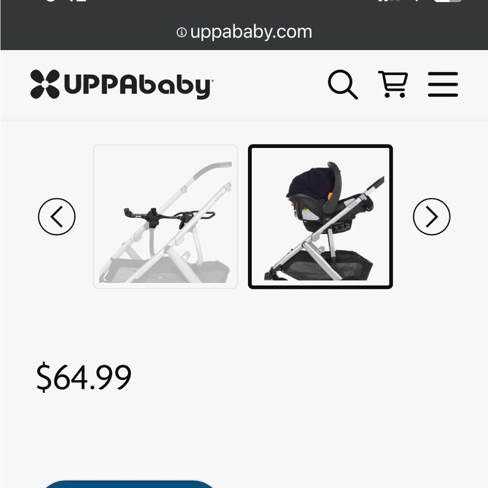Car Seat Adapter for Vista & Cruz (Chicco®) - Picture 6 of 8